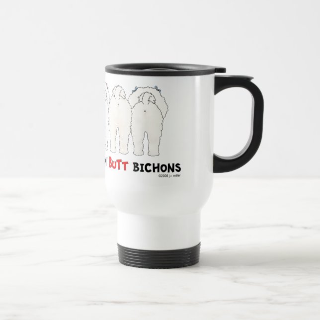 Nichts Hintern Bichons Reisebecher (Rechts)