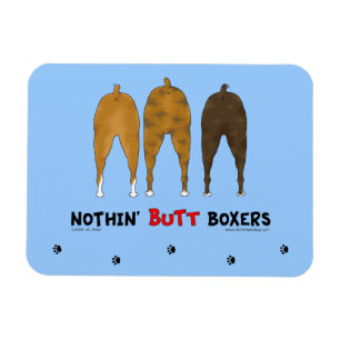 Nichts Hintern-Boxer Magnet