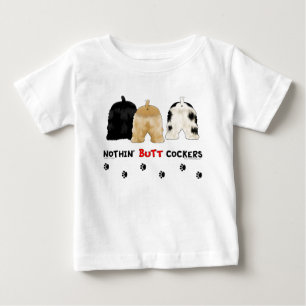Nichts Hintern-Cockerspaniele Baby T-shirt