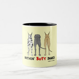 Nichts Hintern-Dänen Zweifarbige Tasse