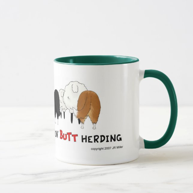 Nichts Hintern, der Tasse - Shelties in Herden (Rechts)