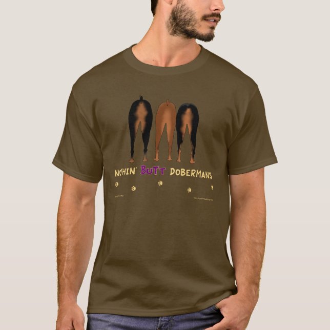 Nichts Hintern-Dobermann-T - Shirt (Vorderseite)
