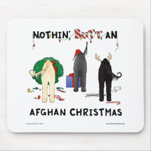 Nichts Hintern ein afghanisches Weihnachten Mousepad
