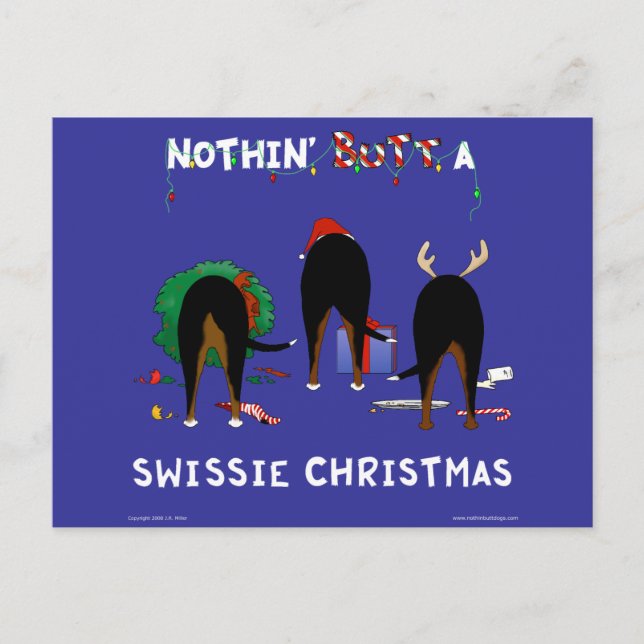 Nichts Hintern ein Swissie Weihnachten (Vorderseite)
