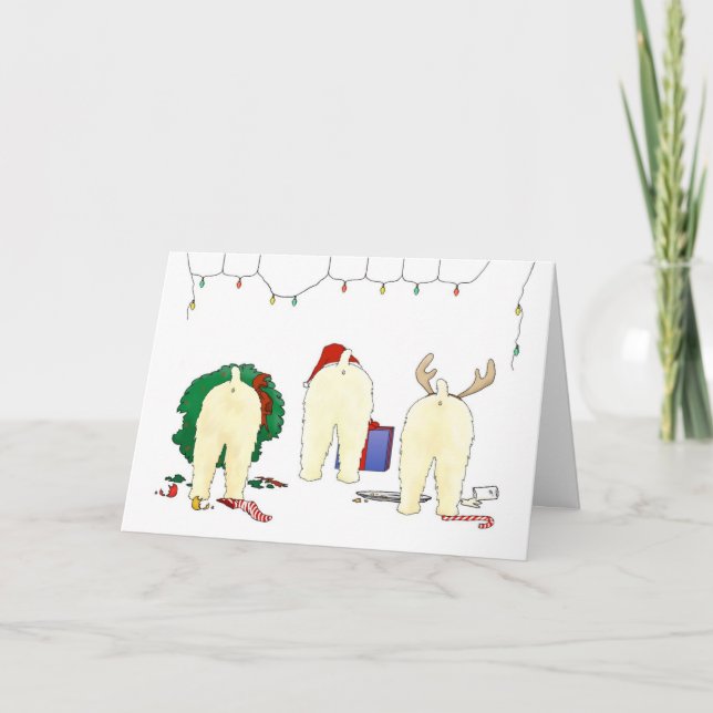 Nichts Hintern ein Wheaten Weihnachten (Vorderseite)