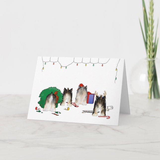 Nichts Hintern ein Yorkie Weihnachten (Vorderseite)