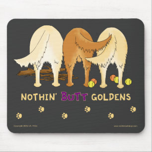 Nichts Hintern Goldens Mousepad
