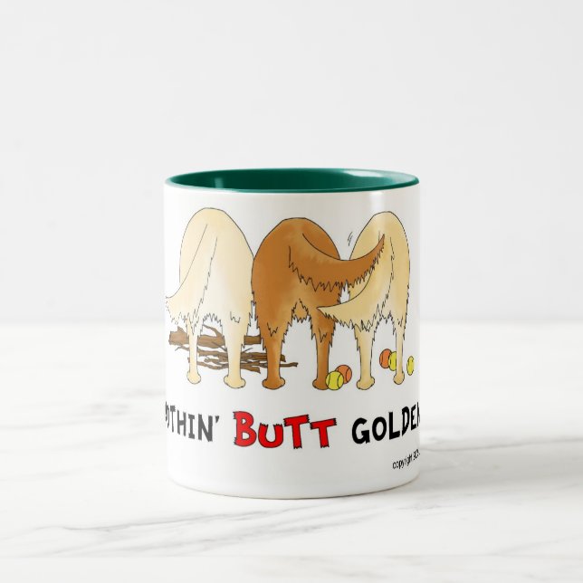 Nichts Hintern Goldens Tasse (Mittel)