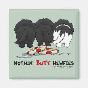 Nichts Hintern Newfies Magnet