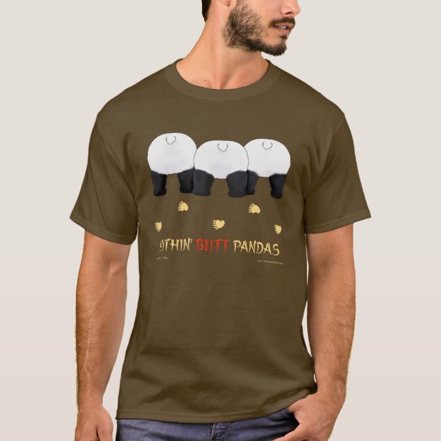 Nichts Hintern-Panda-Dunkelheits-T - Shirt (Vorderseite)