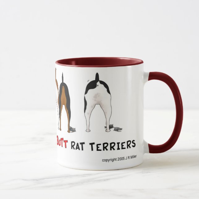 Nichts Hintern-Ratten-Terrier-Tasse Tasse (Rechts)