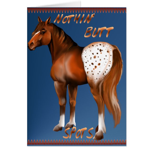 Nichts Hintern-Stellen-Karte (Vorne)