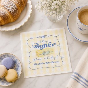 Nichts ist besser als eine Babyparty Serviette