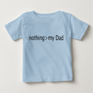 Nichts ist größer als mein Vater Baby T-shirt