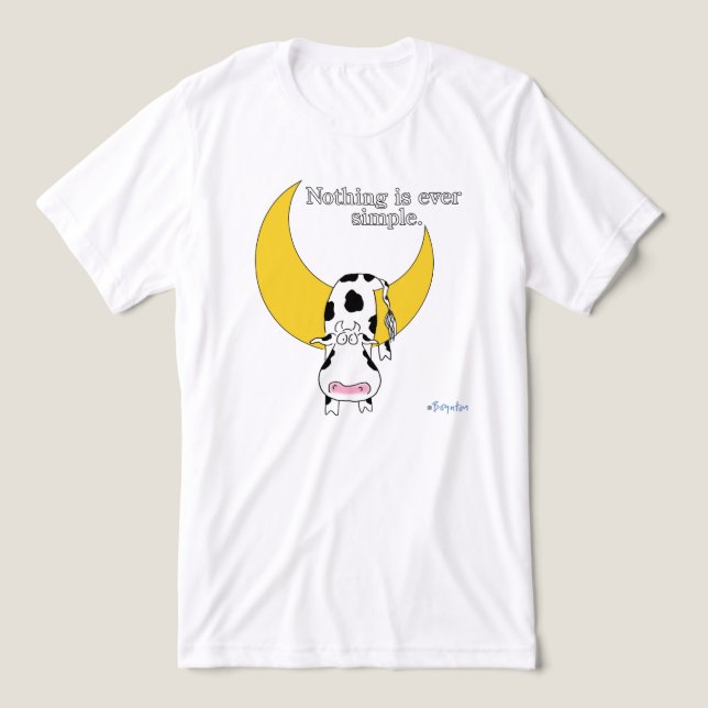 NICHTS IST JE EINFACH VON Sandra Boynton Tri-Blend Shirt (Design Vorderseite)