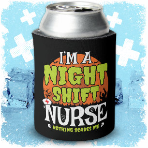 Nichts ist lustiges Halloween Night Shift Nurve Dosenkühler