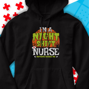 Nichts ist lustiges Halloween Night Shift Nurve Hoodie