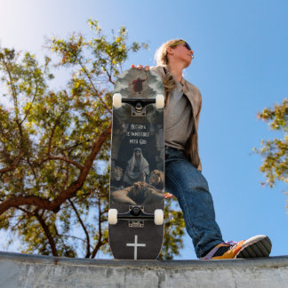 Nichts ist unmöglich mit Gott Skateboard
