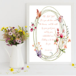 Nichts ist zu schwer für dich. poster