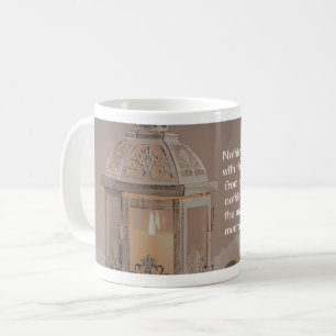 Nichts kann aufhören: unaufhaltsame Lebenskostener Kaffeetasse