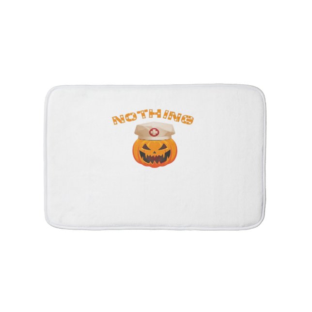 Nichts kann eine Krankenschwester kümmern, Hallowe Badematte (Vorderseite)