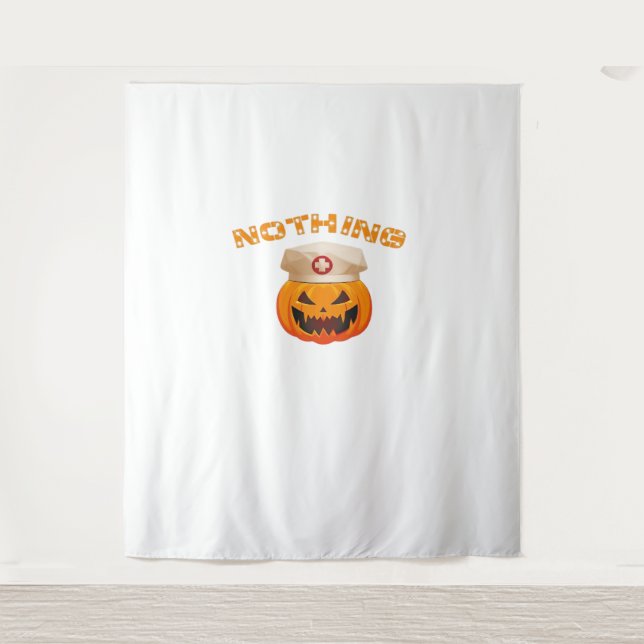 Nichts kann eine Krankenschwester kümmern, Hallowe Wandteppich (Vorderseite)