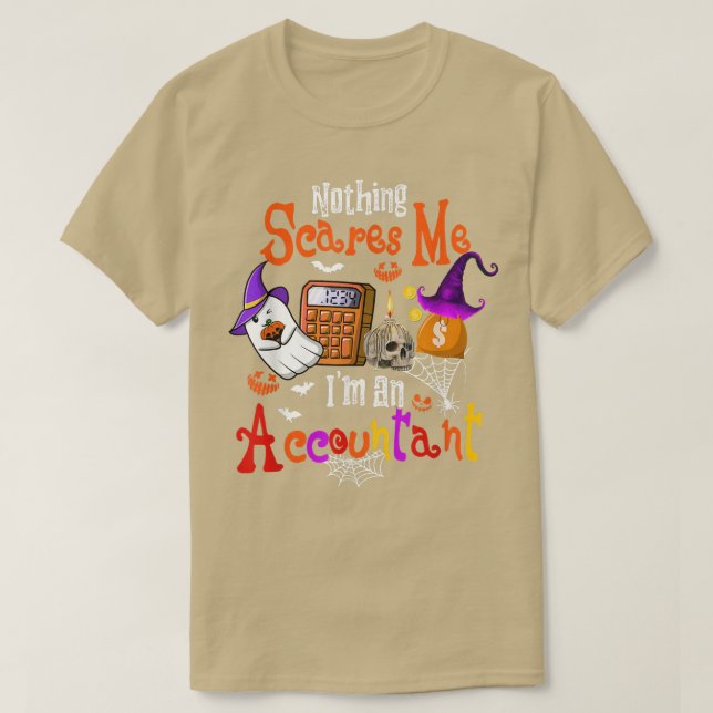 Nichts kümmert mich, ich bin ein buchhalterischer  T-Shirt (Design vorne)