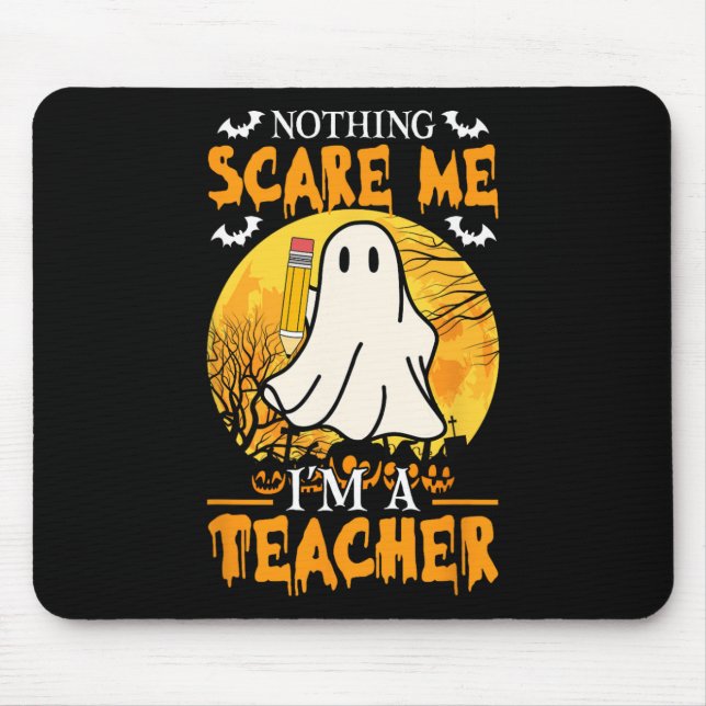 Nichts kümmert mich, ich bin ein lustiges Hallowee Mousepad (Vorne)