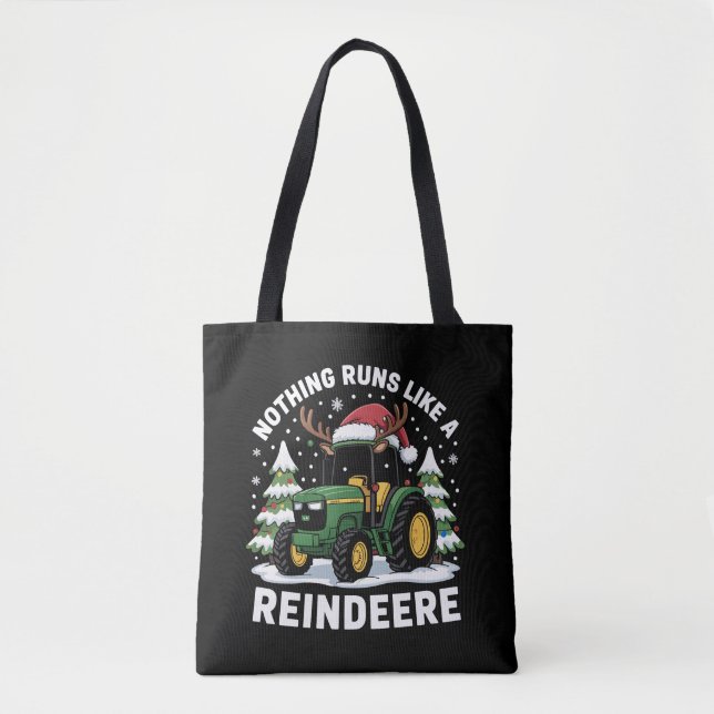 Nichts läuft wie ein reiner Weihnachtslehrer Tasche (Vorderseite)