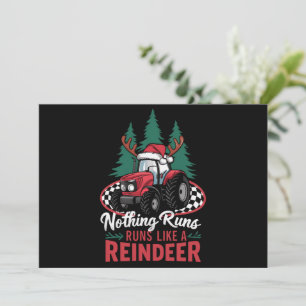 Nichts läuft wie ein Rentier Weihnachtslehrer Feiertagskarte