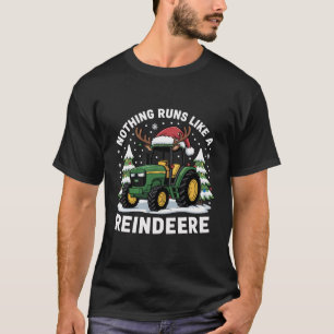 Nichts läuft wie ein Weihnachtstraktor von Rentier T-Shirt