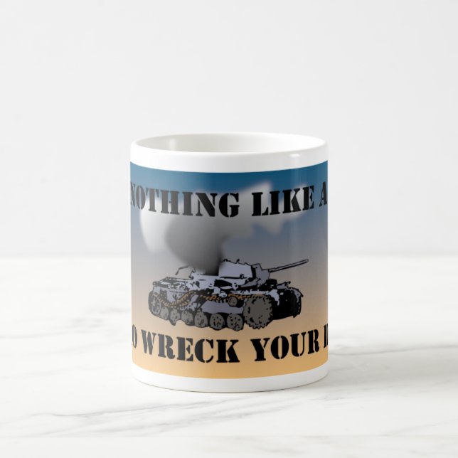 nichts mögen 1 Ihren Tag ruinieren Kaffeetasse (Mittel)