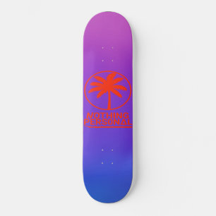 Nichts Persönliches Blau und Lila Farbverlauf Skateboard