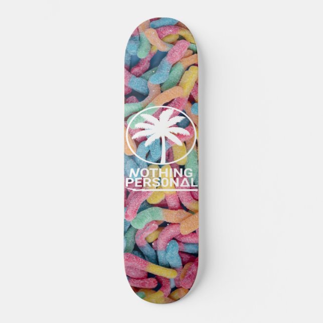Nichts persönliches Gummy Worm-Skateboard Skateboard (Vorderseite)