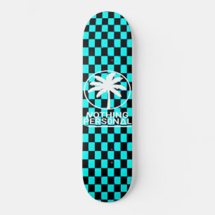 Nichts Persönliches Schwarz-blaue Verlaufs-Karieru Skateboard