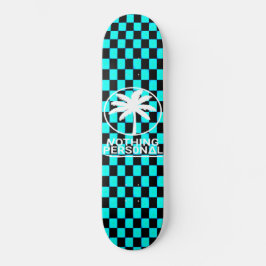 Nichts Persönliches Schwarz und Blau-Strahlung übe Skateboard
