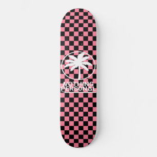 Nichts Persönliches Vaporwave Karomuster Skateboard