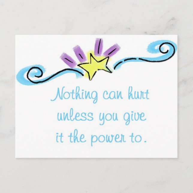 Nichts Postkarte (Vorderseite)