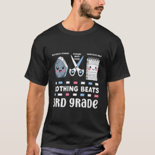 Nichts schlägt lustige 3. Klasse Zurück zur Schule T-Shirt
