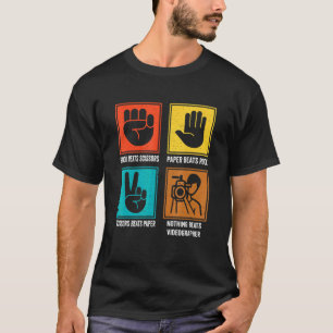 Nichts schlägt Videograf Cool Kameramann Cinematog T-Shirt