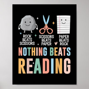 Nichts schlägt vor, Rockpapier-Schere lustig zu le Poster