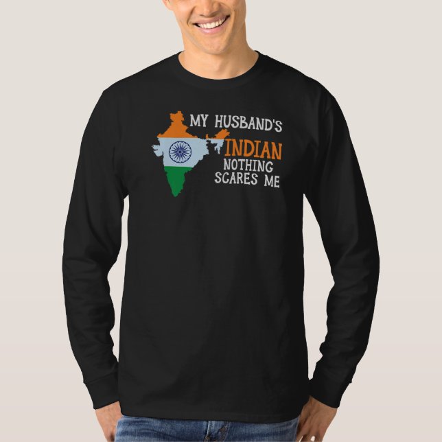 Nichts stört mich, mein Ehemann die indische Ehefr T-Shirt (Vorderseite)