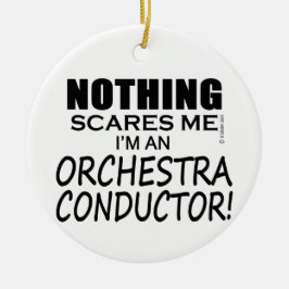 Nichts stört mich Orchesterdirigent Keramikornament
