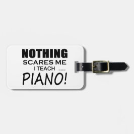 Nichts stört mich Piano Gepäckanhänger