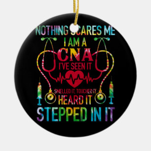 Nichts stört mich, wenn ich einen Krankenpflegejob Keramik Ornament