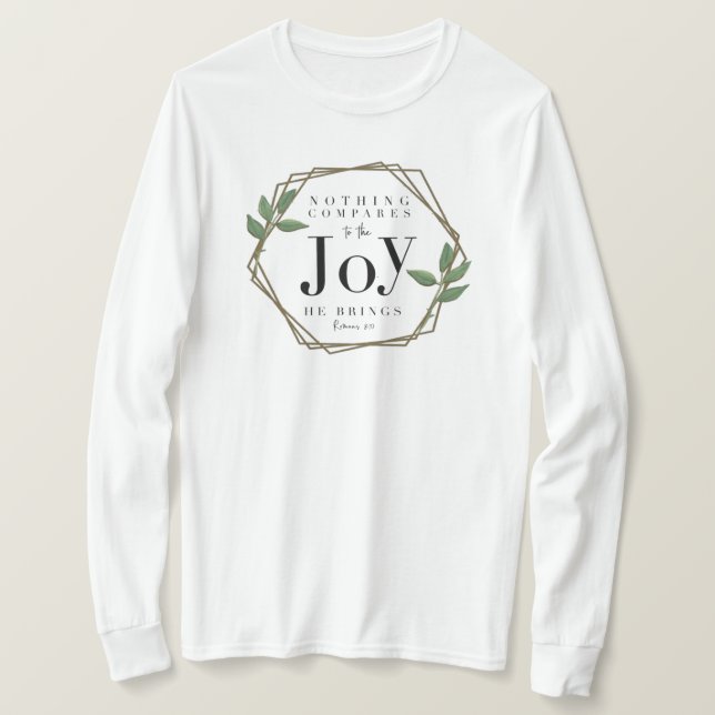 Nichts vergleicht mit seinem fröhlichen langen Sch T-Shirt (Design vorne)