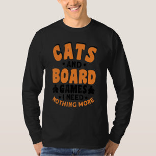 nichts weiter katze katzen brettspiel brettspiele T-Shirt