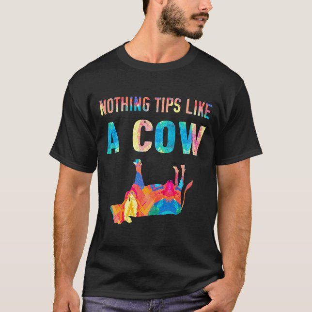 Nichts wie eine Kuh - Malerei T-Shirt (Vorderseite)