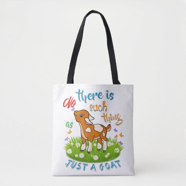 Nichts wie nur eine Ziege Tasche (Vorderseite)