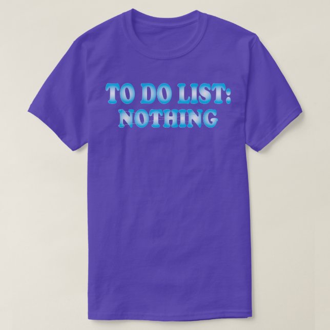 nichts zu tun T-Shirt (Design vorne)